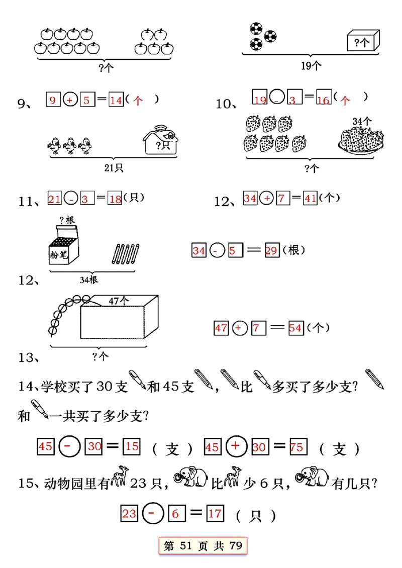 1170一年下册数学必会八大专项(2)_一年级上下册资料_一年级下册小红书同款资料_一下数学_25年一下数学资料