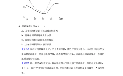 2020年高考地理试卷（新课标Ⅱ）（解析卷）_地理历年高考真题_新&middot;Word版2008-2025&middot;高考地理真题_地理（按年份分类）2008-2025_2020&middot;地理高考真题