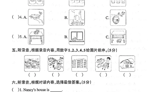 4年级英语上&middot;沪教牛津版期中综合素养评价（含答案）学霸作业本_4英语上人教、教科、沪教、外研、译林期中综合素养评价25秋