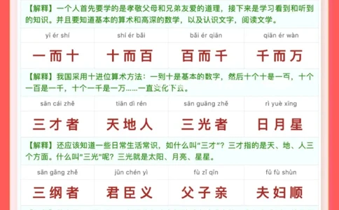 三字经｜彩色拼音＋注释版_幼小语数英专项资料_幼小语文专项