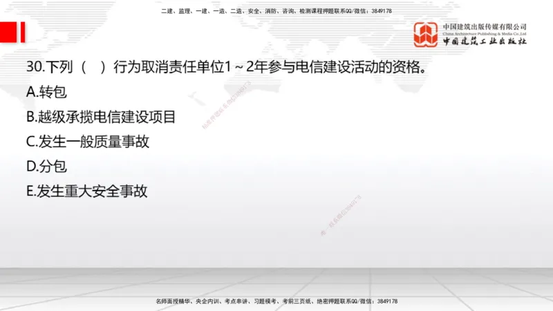 01节2025一建《通信》冲刺抢分直播课（06.12）_2026年一级建造师_2026年一建通信_2025年一建通信SVIP_04-冲刺串讲✿考点强化✿小灶集训_08-通信《冲刺抢分直播》杨鹏JGS_讲义