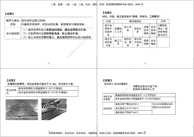 08.第一次课-第五次课拓展汇总黑白打印版_2026年一级建造师_2026年一建机电_2025年一建机电SVIP_04-冲刺串讲✿考点强化✿小灶集训_28-机电《A计划案例专练》马明宇XT