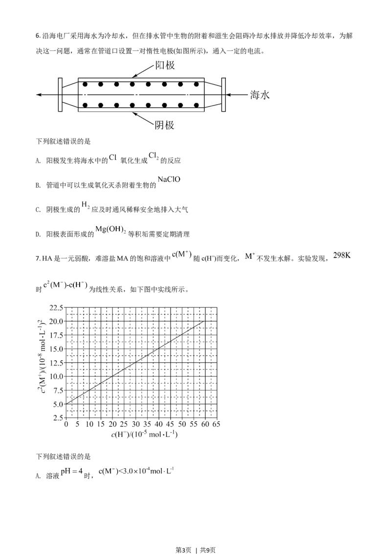 2021年高考化学试卷（全国乙卷）（空白卷）_历年高考真题合集_化学历年高考真题_新&middot;Word版2008-2025&middot;高考化学真题_化学（按年份分类）2008-2025_2021&middot;高考化学真题