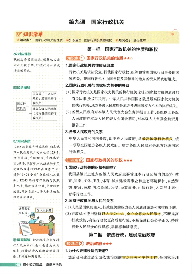 2026版53初中知识清单-道法