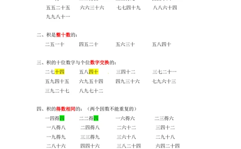 01精2-9的乘法口诀计算13页_小学数学口算竖式脱式计算应用题一二三四五六年级上下册电_小学数学口算题库电子版（1-6）_笔算题（1-小升初）_笔算题适合2年级
