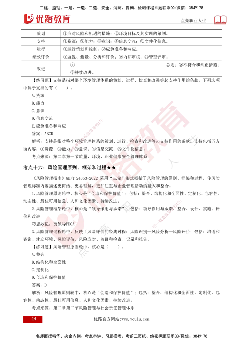 25年一建《项目管理》核心考点打印版_2026年一级建造师_2026年一建管理_2025年一建管理SVIP_04-冲刺串讲✿考点强化✿小灶集训_20-管理《核心考点狙击》张老师YL_讲义