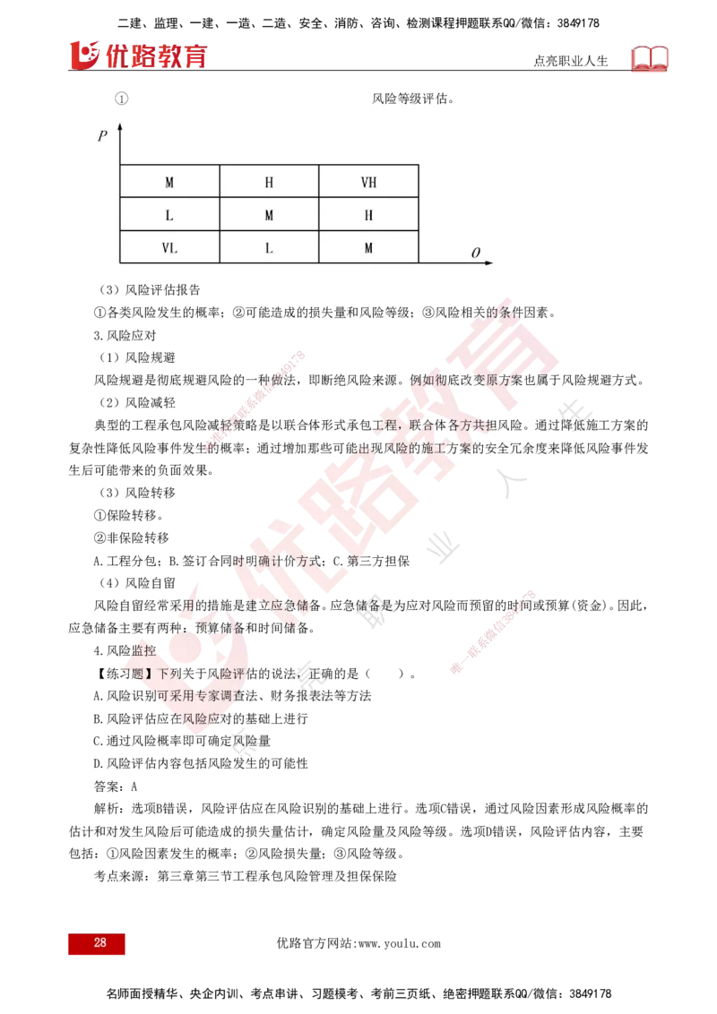 25年一建《项目管理》核心考点打印版_2026年一级建造师_2026年一建管理_2025年一建管理SVIP_04-冲刺串讲✿考点强化✿小灶集训_20-管理《核心考点狙击》张老师YL_讲义