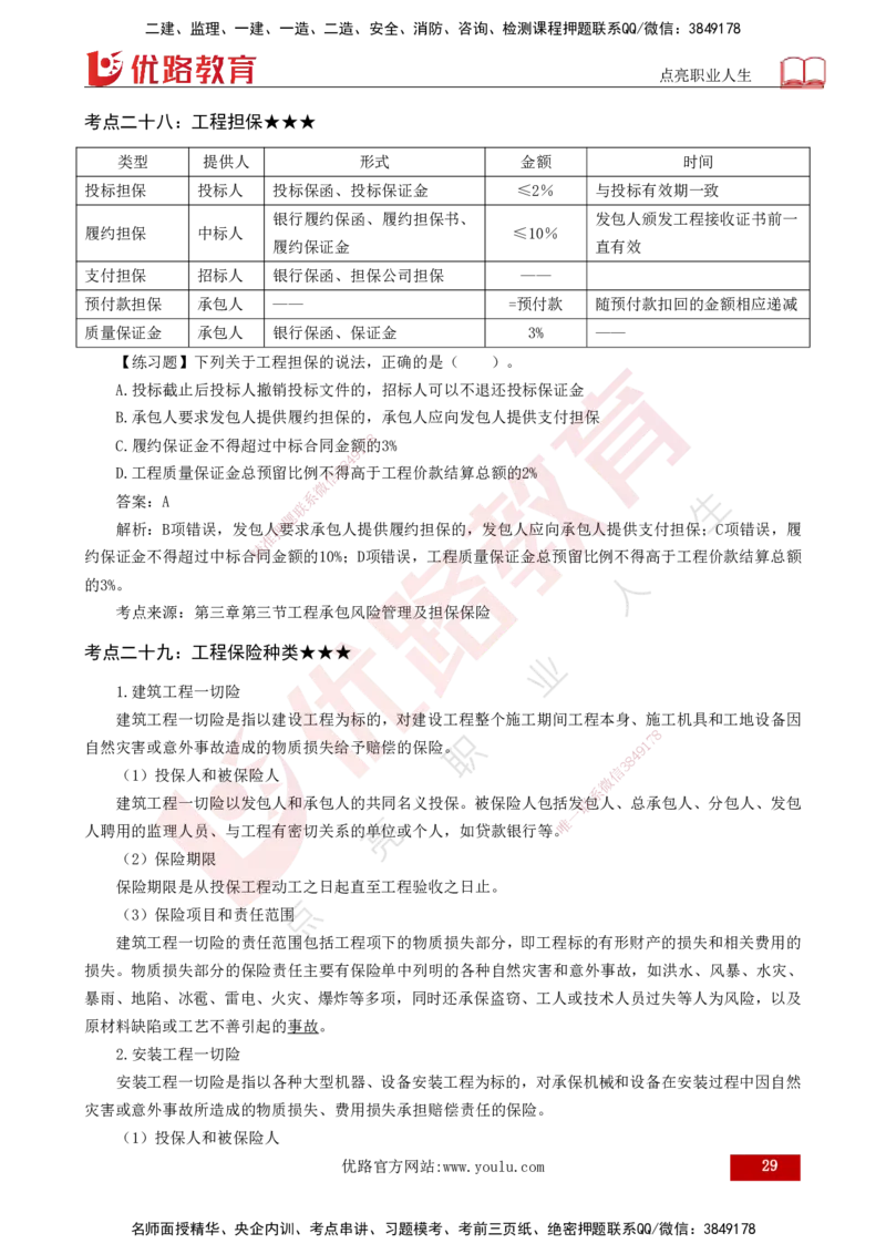 25年一建《项目管理》核心考点打印版_2026年一级建造师_2026年一建管理_2025年一建管理SVIP_04-冲刺串讲✿考点强化✿小灶集训_20-管理《核心考点狙击》张老师YL_讲义
