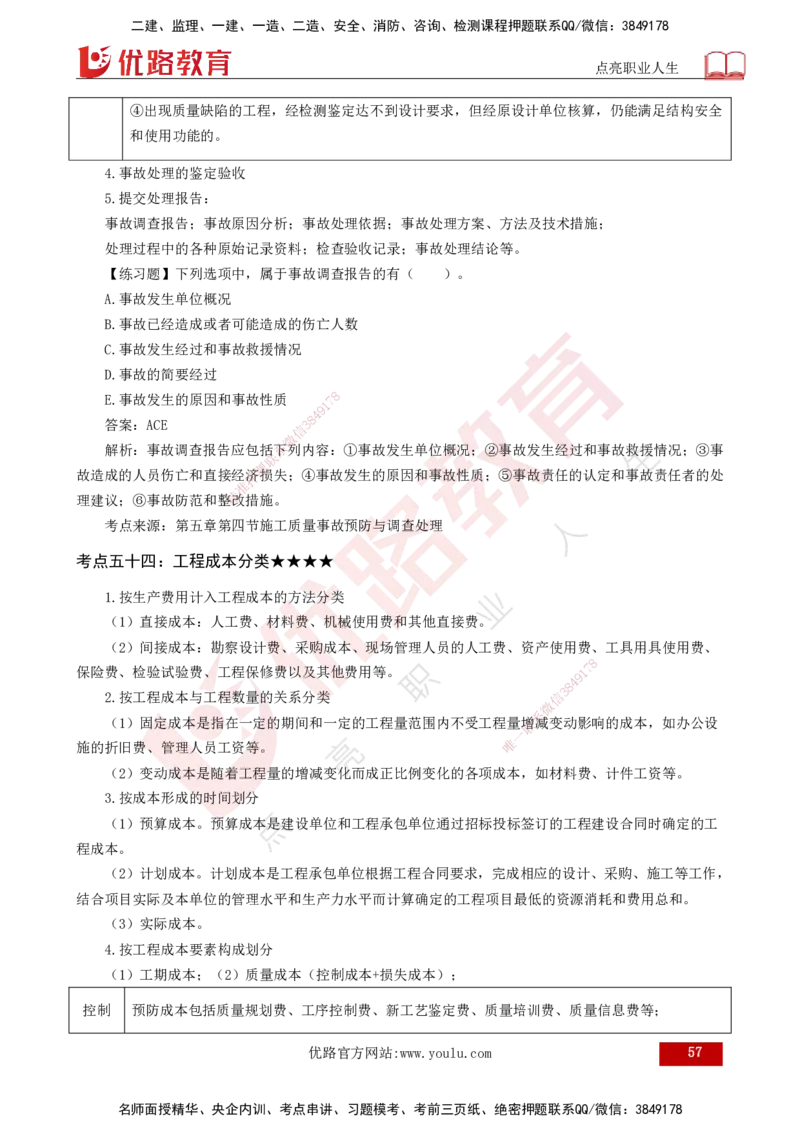 25年一建《项目管理》核心考点打印版_2026年一级建造师_2026年一建管理_2025年一建管理SVIP_04-冲刺串讲✿考点强化✿小灶集训_20-管理《核心考点狙击》张老师YL_讲义