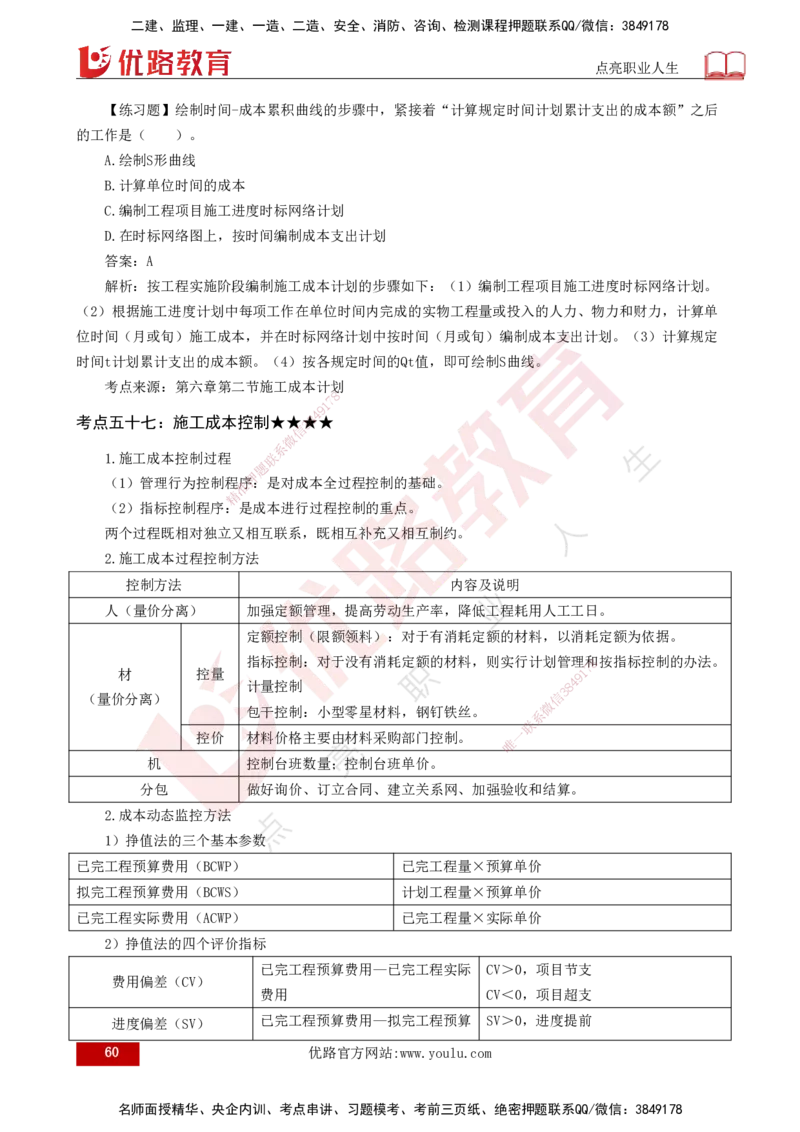 25年一建《项目管理》核心考点打印版_2026年一级建造师_2026年一建管理_2025年一建管理SVIP_04-冲刺串讲✿考点强化✿小灶集训_20-管理《核心考点狙击》张老师YL_讲义