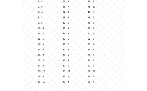 10以内加法第41~60篇答案_小学数学口算竖式脱式计算应用题一二三四五六年级上下册电_小学数学口算题库电子版（1-6）_小学数学口算一年级_口算题适合1年级(含答案）