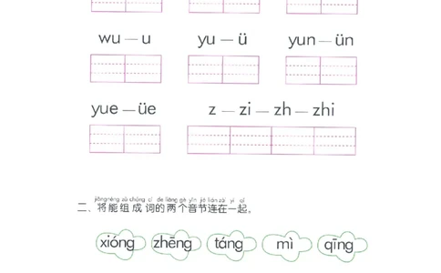 p107-整体认读音节复习_幼小衔接全套_7.幼小衔接全套_22、幼小衔接教材_语文幼小衔接幼儿操作手册word（语文）
