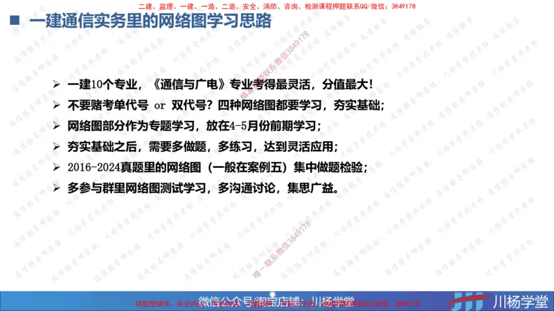 02-网络图专题学习讲义（含课后作业及答案）-3.25号直播_2026年一级建造师_2026年一建通信_2025年一建通信SVIP_02-基础精讲✿高端面授✿深度强化_06-网络图和净值法专题学习