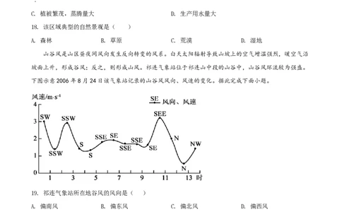 2019年高考地理试卷（海南）（空白卷）_地理历年高考真题_新&middot;PDF版2008-2025&middot;高考地理真题_地理（按试卷类型分类）2008-2025_自主命题卷&middot;地理（2008-2025）_海南自主命题&middot;地理（2008-2024）