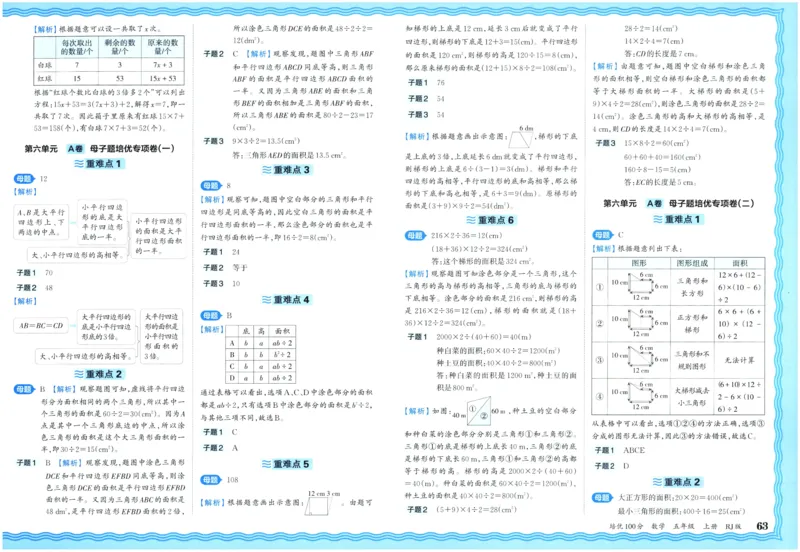 25秋王朝霞：培优100分 5数上