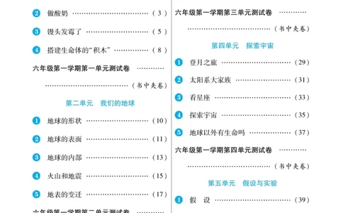 科学苏教版左记右练6年级上册_2024年人教版小学数学一二三四五六年级上册下册期中期末试a0747_小学全科《同步练习+精品试卷》打包下载（1-6年级单元月考期中期末试卷）_小学科学