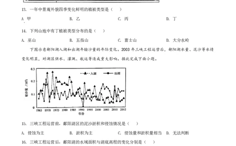 2020年高考地理试卷（海南）（空白卷）_地理历年高考真题_新&middot;PDF版2008-2025&middot;高考地理真题_地理（按省份分类）2008-2025_2008-2024&middot;（海南）地理高考真题