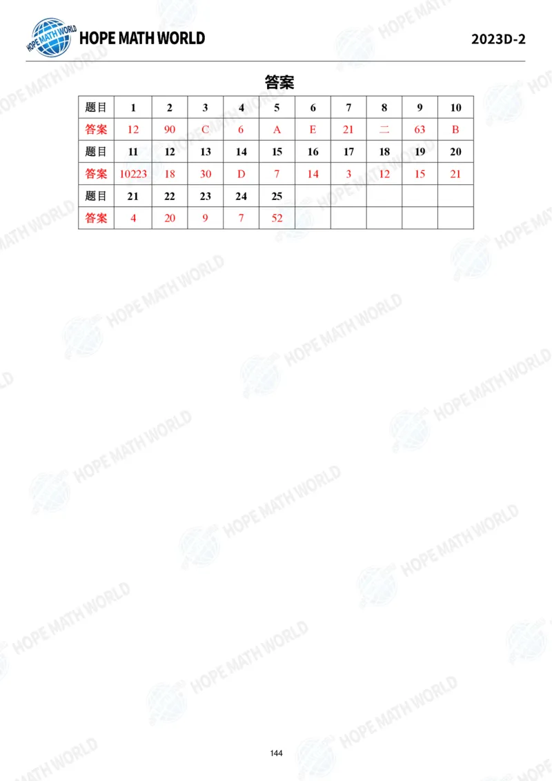 2024年2年级完整版_希望杯IHC