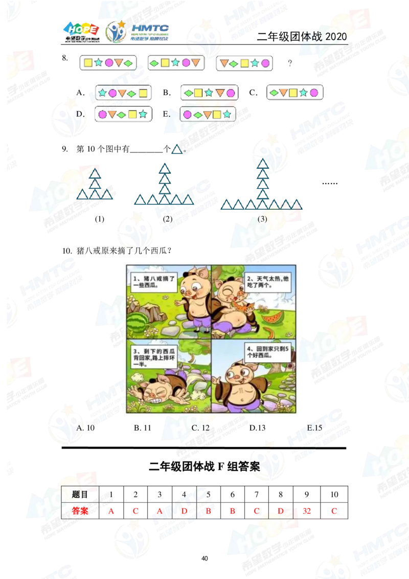 2024年2年级完整版_希望杯IHC