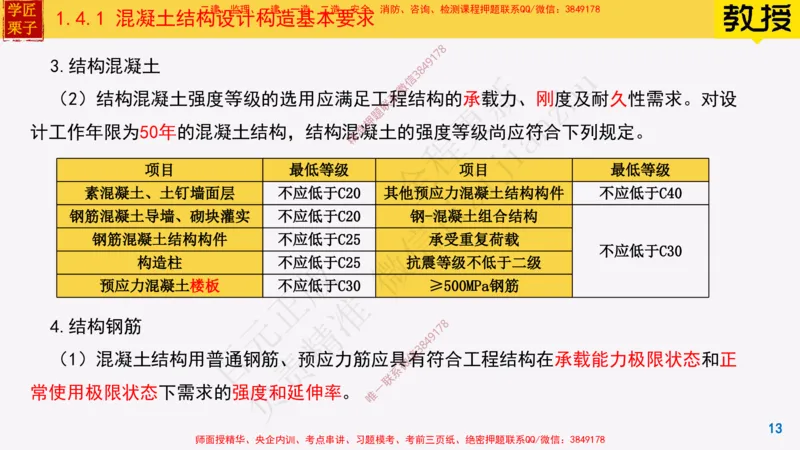 09-建筑结构设计构造基本要求25全新_2026年一级建造师_2026年一建建筑_2025年一建建筑SVIP_02-基础精讲✿高端面授✿深度强化_08-建筑《超级精讲班》栗子XJ_25精讲讲义