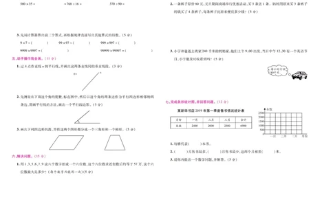 人教数学四年级上册期末大盘点_2024年人教版小学数学一二三四五六年级上册下册期中期末试a0747_小学全科《同步练习+精品试卷》打包下载（1-6年级单元月考期中期末试卷）_期末总复习