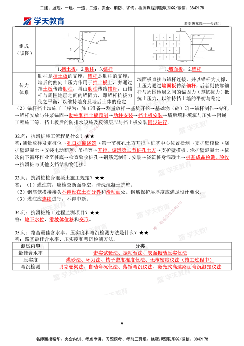 01.2026二建《公路》简答200问（完整版）2026.1.15_2026二建全科_2026二级建造师（持续更新）看这里_2026二建公路SVIP_01-精华文档✿电子教材✿历年真题_30-2026年二建公路-学天教育-简答200问