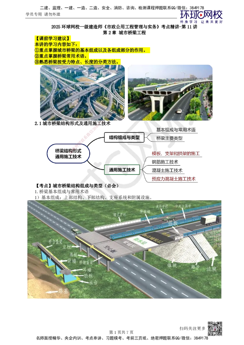 11.第11讲-21城市桥梁结构组成与类型_2026年一级建造师_2026年一建市政_2025年一建市政SVIP_02-基础精讲✿高端面授✿深度强化_24-市政《考点精讲班》董雨佳、李莹、裴彪HQ推荐