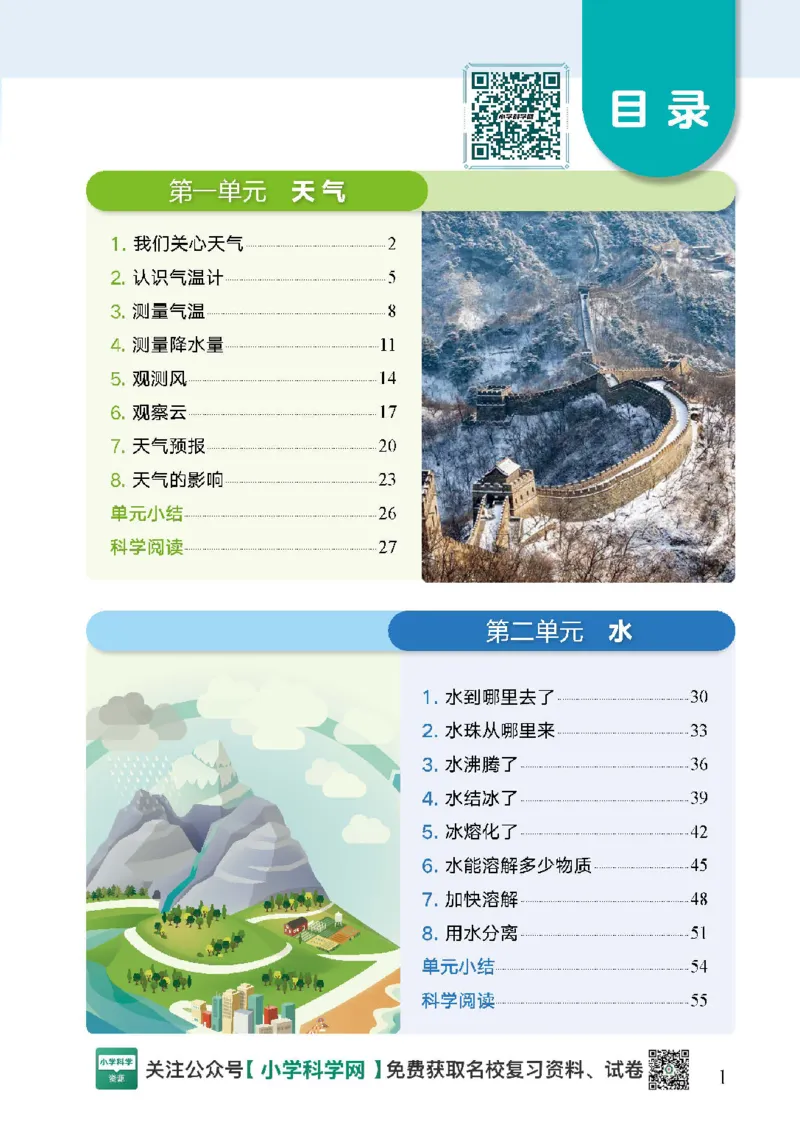 2024版教科版新教材12册目录公众号：小学科学网_2024版教科版新教材12册目录公众号：小学科学网