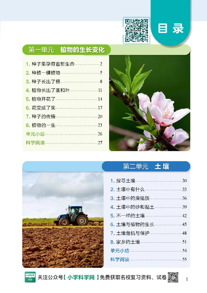 2024版教科版新教材12册目录公众号：小学科学网_2024版教科版新教材12册目录公众号：小学科学网