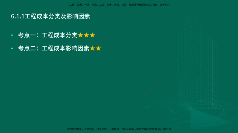 25年一建《项目管理》大V精讲第6章讲义在线版_2026年一级建造师_2026年一建管理_2025年一建管理SVIP_02-基础精讲✿高端面授✿深度强化_30-管理《强化精讲班》许名标YL
