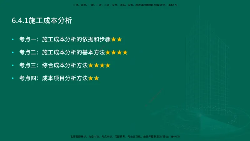 25年一建《项目管理》大V精讲第6章讲义在线版_2026年一级建造师_2026年一建管理_2025年一建管理SVIP_02-基础精讲✿高端面授✿深度强化_30-管理《强化精讲班》许名标YL
