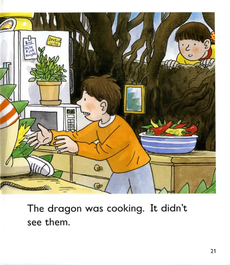 5-03TheDragonTree_Frank（小毛怪）老师爆笑阅读单词课（50个故事3000词）_牛津树5级别穿越单词课课件