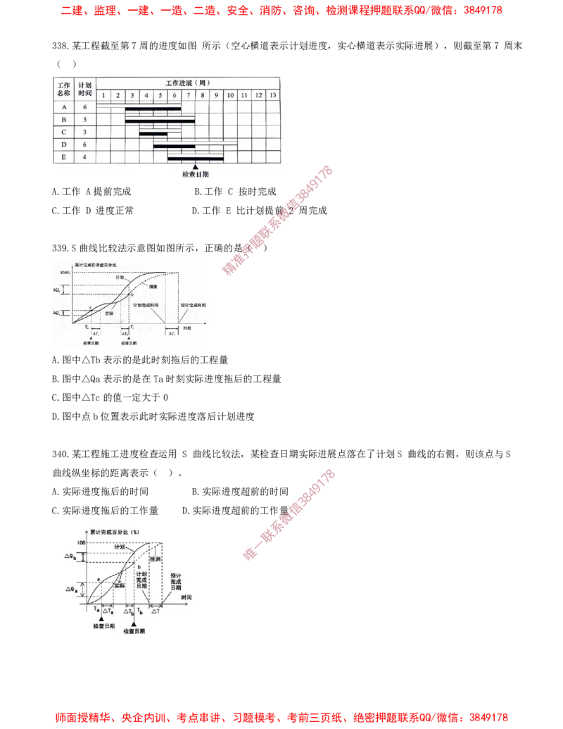31.31-第4章-建设工程进度管理（九）_2026年一级建造师_2026年一建管理_2025年一建管理SVIP_03-习题精析✿实战特训✿模考通关_23-管理《习题代练班》金月SMR推荐