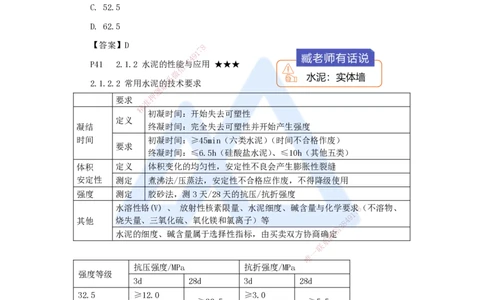 09.2025臧雪志-3D实景通关-第2章建筑材料2.1结构材料-2水泥_2026年一级建造师_2026年一建建筑_2025年一建建筑SVIP_02-基础精讲✿高端面授✿深度强化_讲义