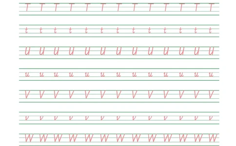 26字母描红_拼音专项