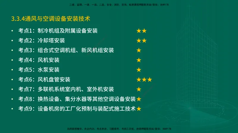 25年一建《机电实务》精讲第3章3&middot;3讲义在线版_2026年一级建造师_2026年一建机电_2025年一建机电SVIP_02-基础精讲✿高端面授✿深度强化_25-机电《教材精讲班》黄老师YL