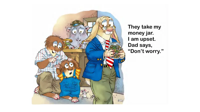 01.JustSavingMyMoney_Frank（小毛怪）老师爆笑阅读单词课（50个故事3000词）_小炸毛爆笑故事单词课课件