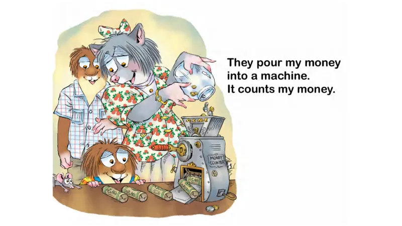 01.JustSavingMyMoney_Frank（小毛怪）老师爆笑阅读单词课（50个故事3000词）_小炸毛爆笑故事单词课课件