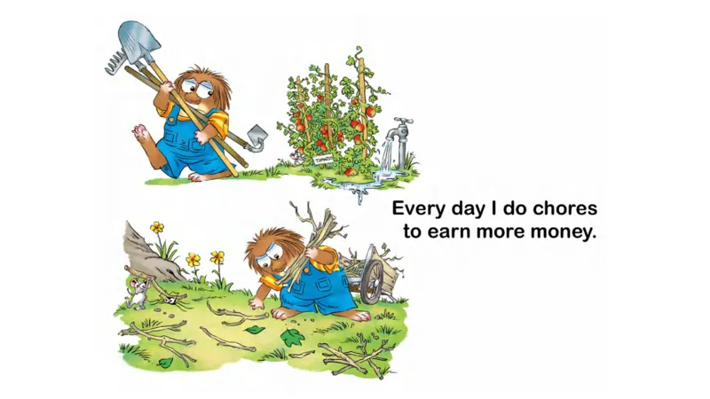 01.JustSavingMyMoney_Frank（小毛怪）老师爆笑阅读单词课（50个故事3000词）_小炸毛爆笑故事单词课课件