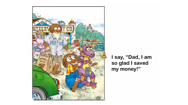 01.JustSavingMyMoney_Frank（小毛怪）老师爆笑阅读单词课（50个故事3000词）_小炸毛爆笑故事单词课课件