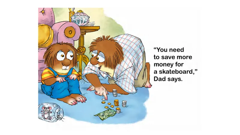 01.JustSavingMyMoney_Frank（小毛怪）老师爆笑阅读单词课（50个故事3000词）_小炸毛爆笑故事单词课课件