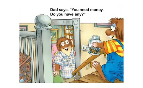 01.JustSavingMyMoney_Frank（小毛怪）老师爆笑阅读单词课（50个故事3000词）_小炸毛爆笑故事单词课课件