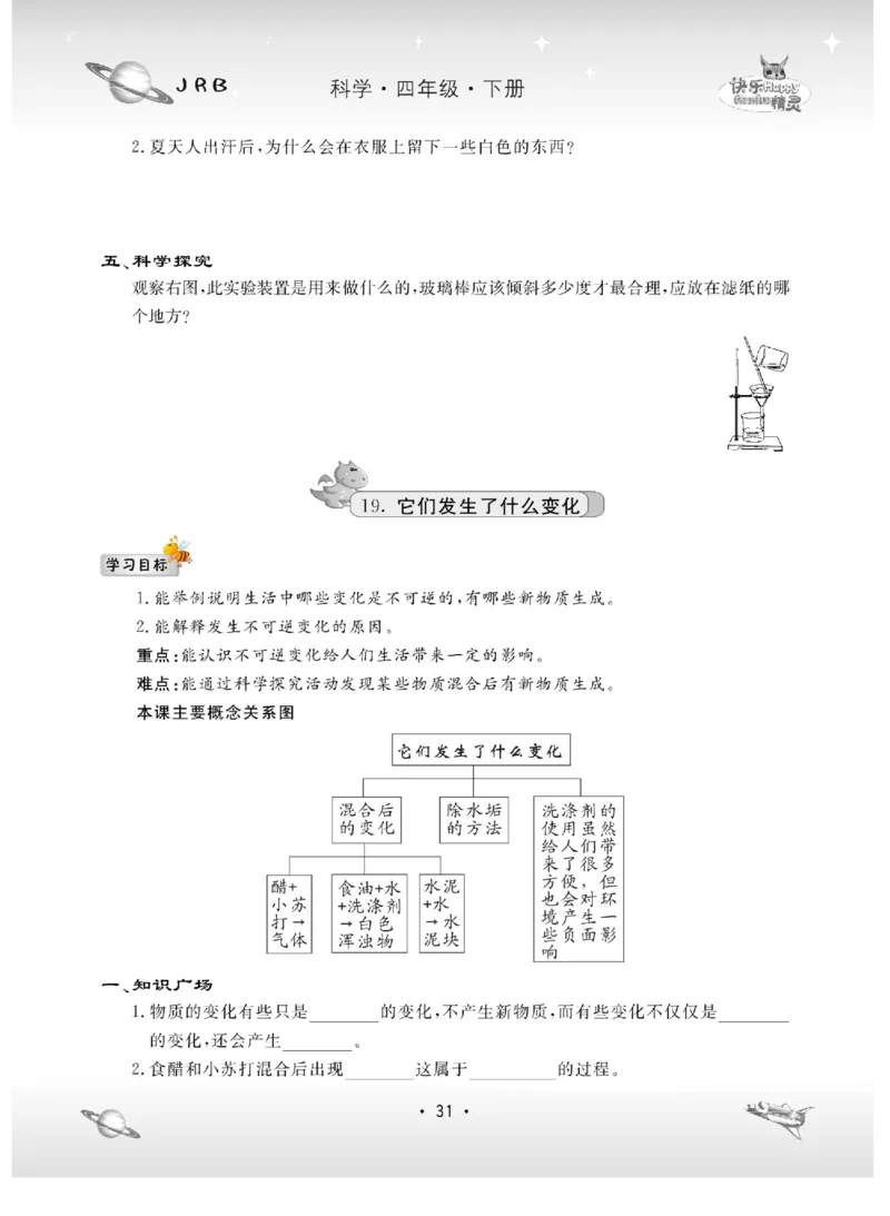 名校练+考四年级下册科学冀人版_2024年人教版小学数学一二三四五六年级上册下册期中期末试a0747_小学全科《同步练习+精品试卷》打包下载（1-6年级单元月考期中期末试卷）_小学科学