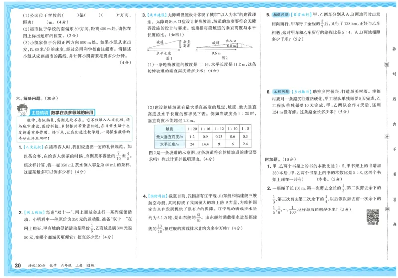 25秋王朝霞：培优100分 6数上