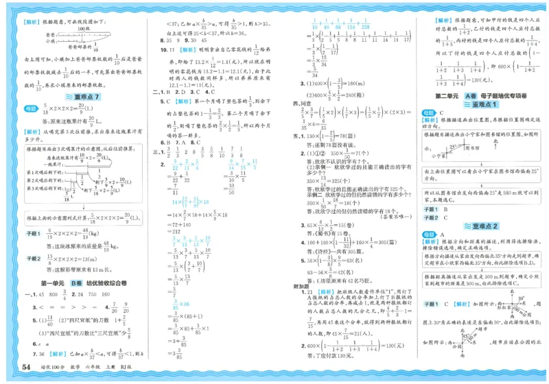 25秋王朝霞：培优100分 6数上