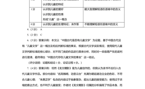 2020年高考语文试卷（上海）（秋考）（答案卷）_语文历年高考真题_新&middot;Word版2008-2025&middot;高考语文真题_语文（按年份分类）2008-2025_2020&middot;语文高考真题