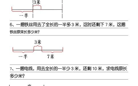 1_三年级上册《数学一半问题》_一到六小学晨读晚默晨诵晚读_三年级上册各类资料(小纸条知识点默写单)