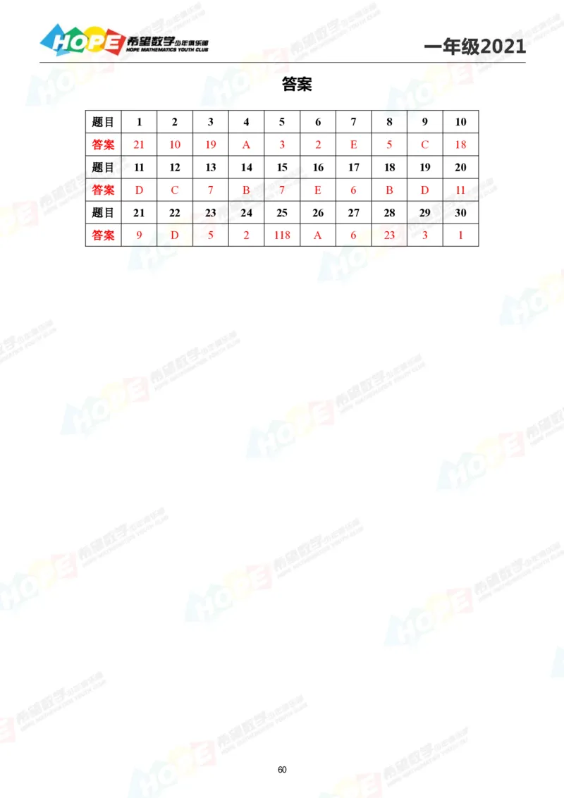 2024年1年级完整版_希望杯IHC