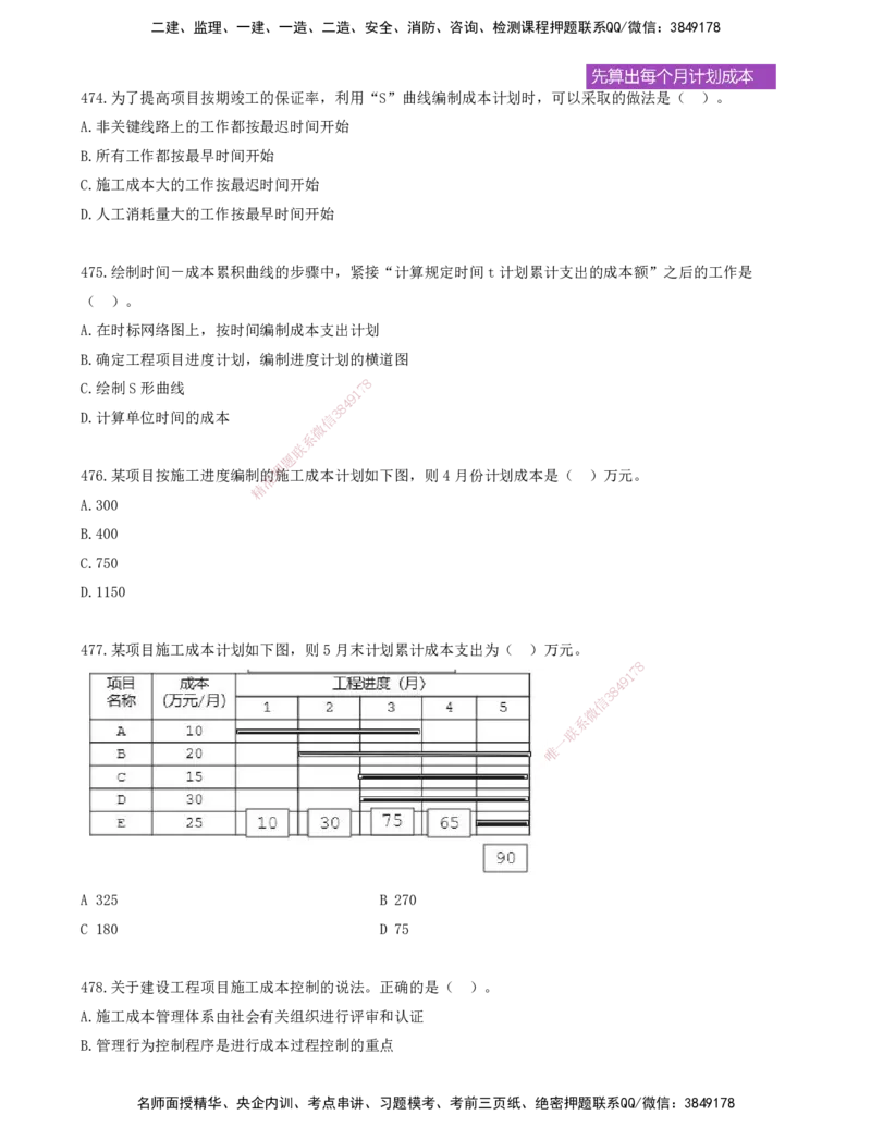 40.40-金点题470-484题_2026年一级建造师_2026年一建管理_2025年一建管理SVIP_03-习题精析✿实战特训✿模考通关_31-管理《金点题班》金月KL推荐_讲义
