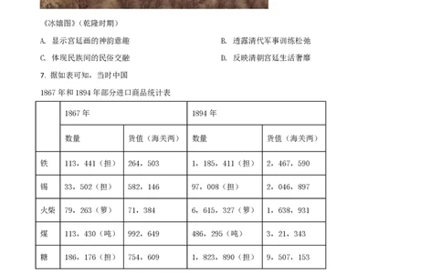 2021年高考历史试卷（湖南）（空白卷）_历史历年高考真题_新&middot;PDF版2008-2025&middot;高考历史真题_历史（按试卷类型分类）2008-2025_自主命题卷&middot;历史（2008-2025）_湖南自主命题&middot;历史（2021-2025）